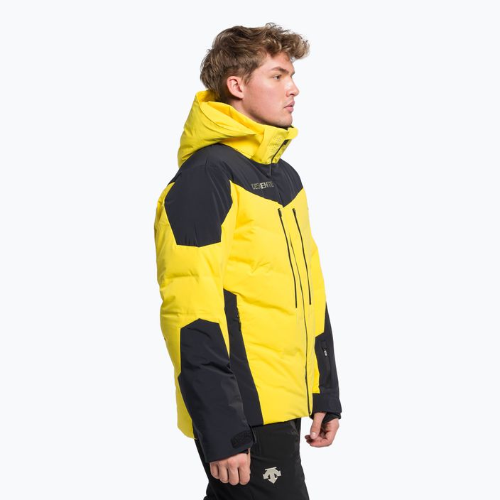 Jachetă de schi pentru bărbați Descente Mateo 10 galben DWMUGK25 3