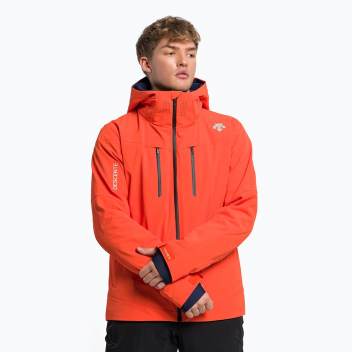Jachetă de schi pentru bărbați Descente Josh 30 portocaliu DWMUGK26