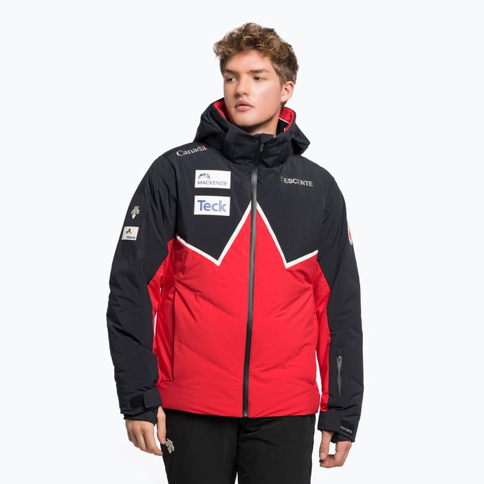 Jachetă de schi pentru bărbați Descente CSX Replica 8593 roșu DWMUGK27S