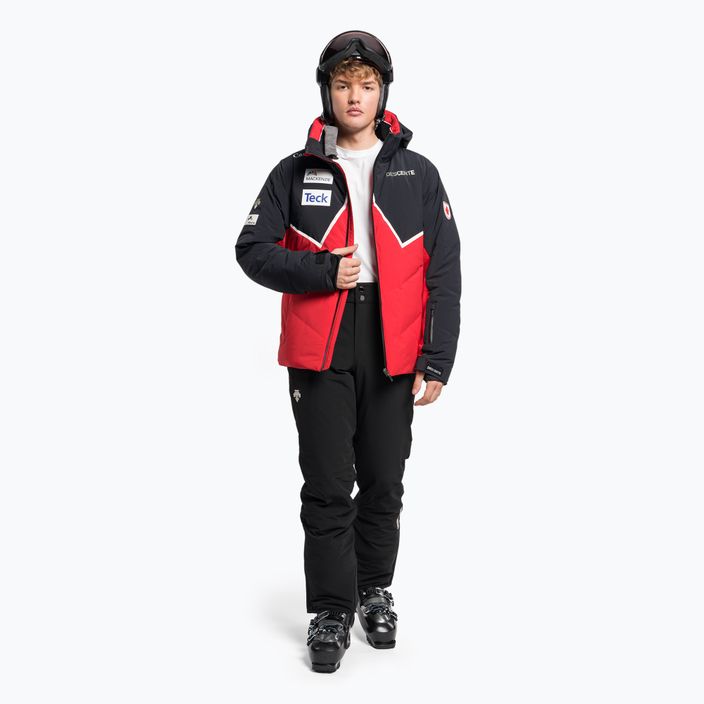 Jachetă de schi pentru bărbați Descente CSX Replica 8593 roșu DWMUGK27S 2