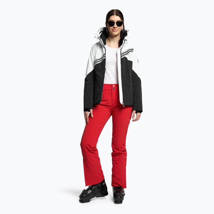 Jachetă de schi pentru femei Descente Amanda 9314 negru și alb DWWUGK16 2