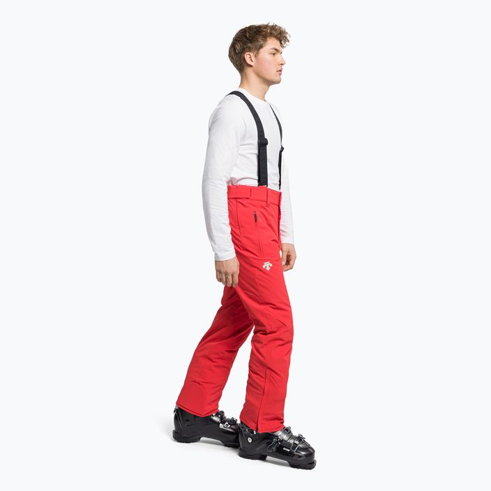 Pantaloni de schi pentru bărbați Descente Swiss roșii DWMUGD40 3