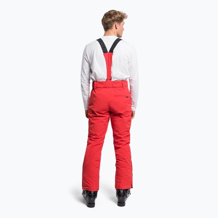 Pantaloni de schi pentru bărbați Descente Swiss roșii DWMUGD40 4
