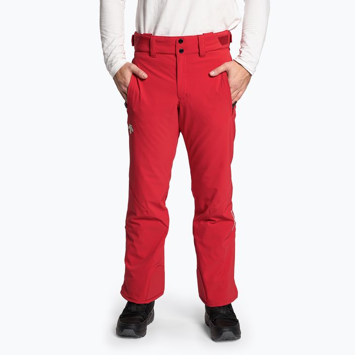 Pantaloni de schi pentru bărbați Descente Swiss electric red 3