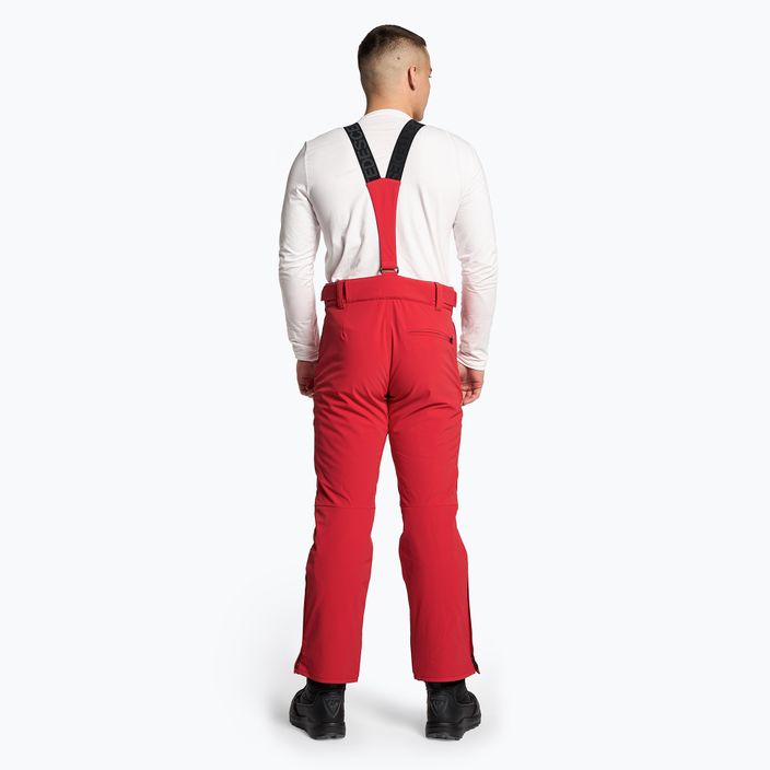Pantaloni de schi pentru bărbați Descente Swiss electric red 2