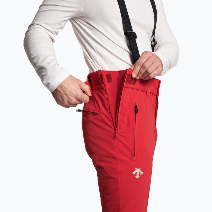 Pantaloni de schi pentru bărbați Descente Swiss electric red 4