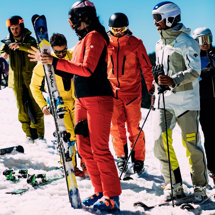 Pantaloni de schi pentru bărbați Descente Jacey super white 6