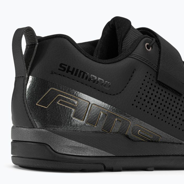 Pantofi de ciclism MTB pentru bărbați Shimano SH-AM903 negru ESHAM903MCL01S44000 8