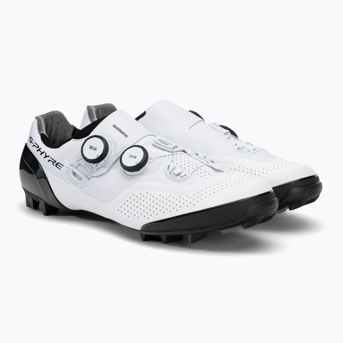Shimano SH-XC902 pantofi de ciclism MTB pentru bărbați, alb ESHXC902MCW01S43000 4
