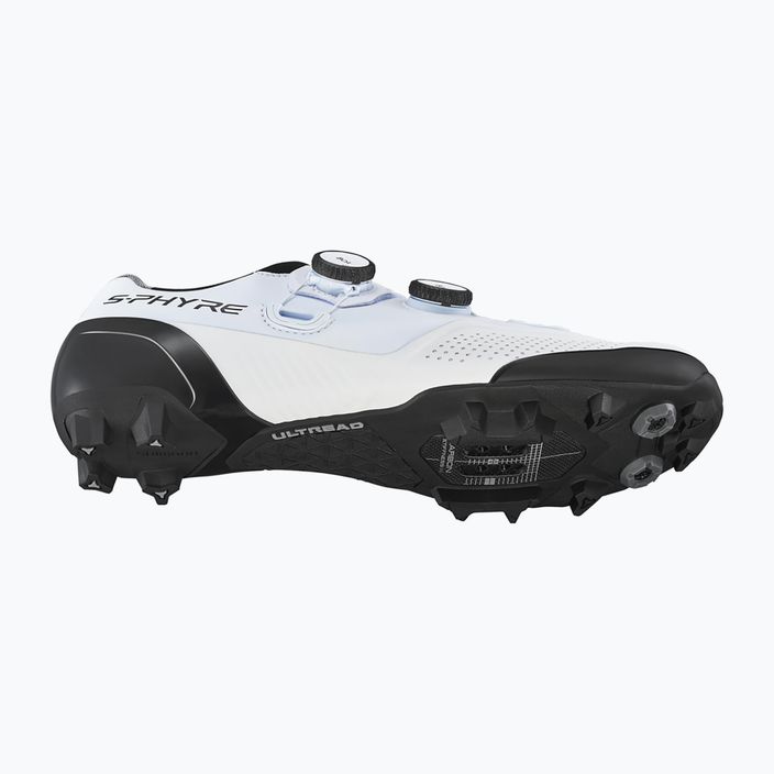 Shimano SH-XC902 pantofi de ciclism MTB pentru bărbați, alb ESHXC902MCW01S43000 11
