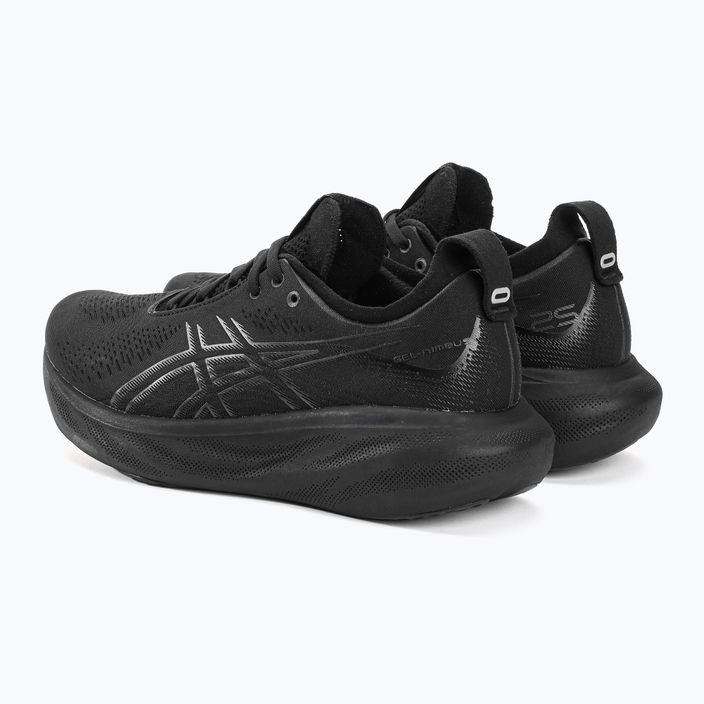ASICS Gel-Nimbus 25 pantofi de alergare pentru bărbați negru/negru 3