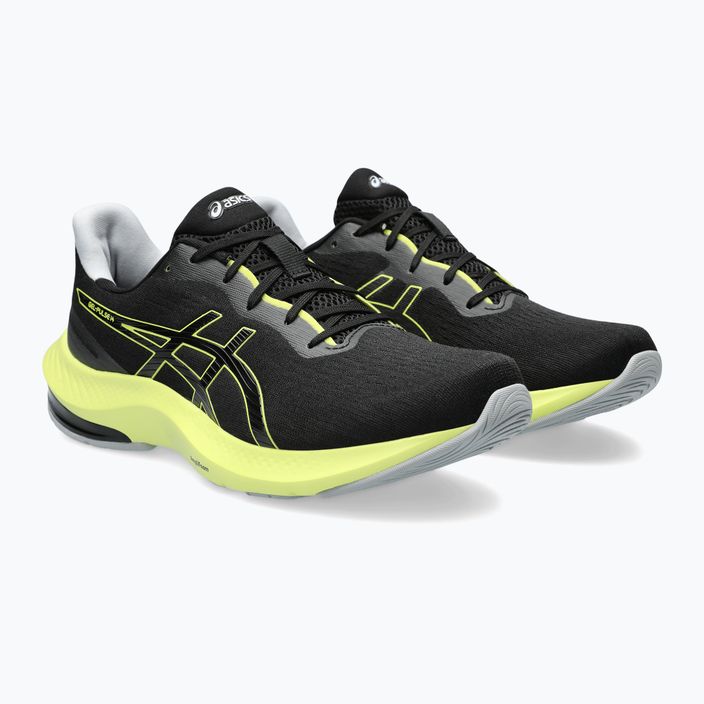 ASICS Gel-Pulse 14 pantofi de alergare pentru bărbați negru / galben strălucitor 10
