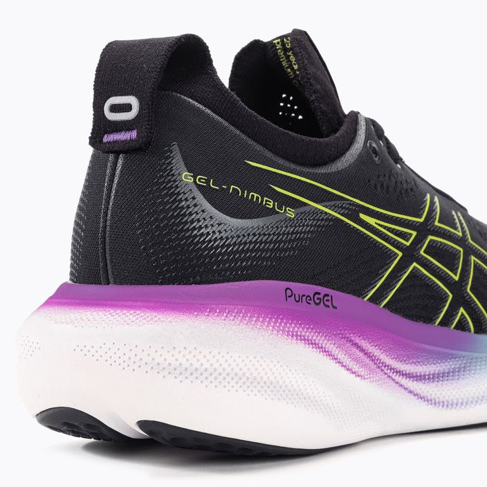ASICS Gel-Nimbus 25 pantofi de alergare pentru femei negru/galben aprins 9