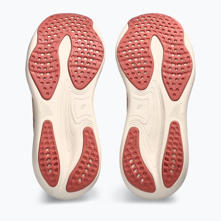 ASICS Gel-Nimbus 25, pantofi de alergare pentru femei, culoarea caisei palide/grena deschis 15