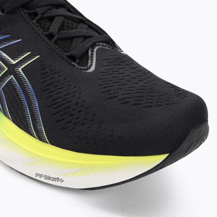 ASICS Gel-Nimbus 25 pantofi de alergare pentru bărbați negru / galben strălucitor 7