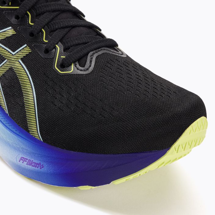 ASICS Gel-Kayano 30 pantofi de alergare pentru femei negru/galben luminos 7
