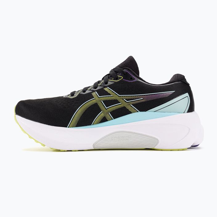ASICS Gel-Kayano 30 pantofi de alergare pentru femei negru/galben luminos 10
