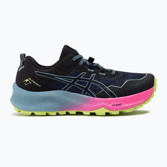 ASICS Gel-Trabuco 11 pantofi de alergare pentru femei negru/gri albastru 2