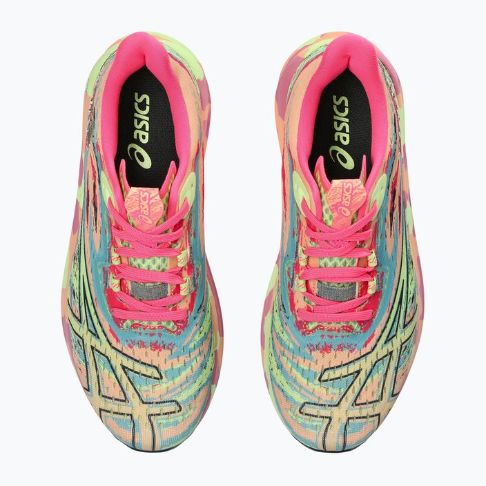 Pantofi de alergare pentru femei ASICS Noosa Tri 15 summer dune/lime green 13