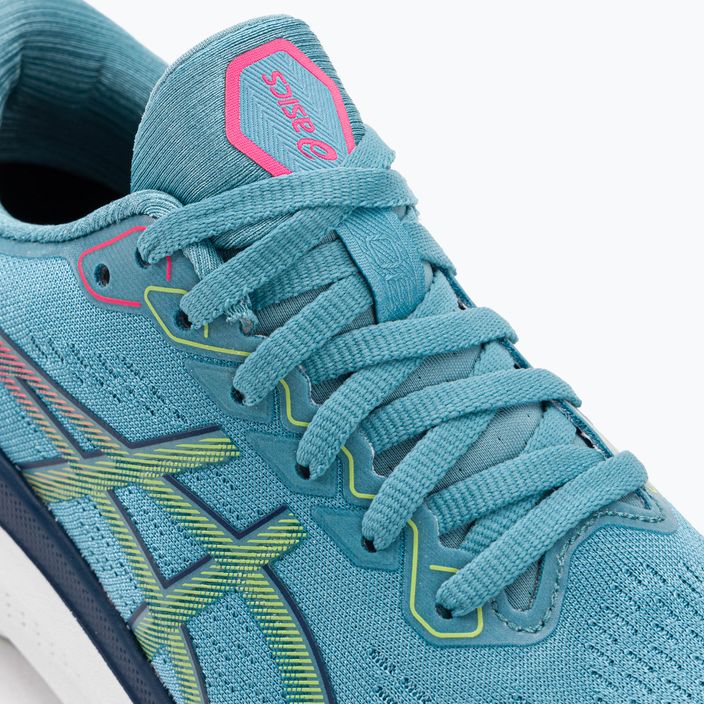 ASICS Gel-Kayano 30, pantofi de alergare pentru femei, albastru/grișu/lime green 8