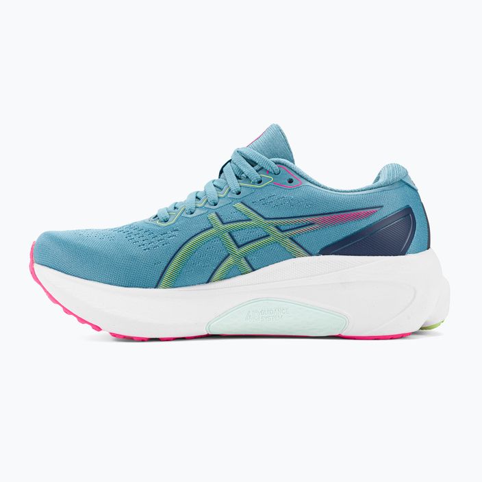 ASICS Gel-Kayano 30, pantofi de alergare pentru femei, albastru/grișu/lime green 10