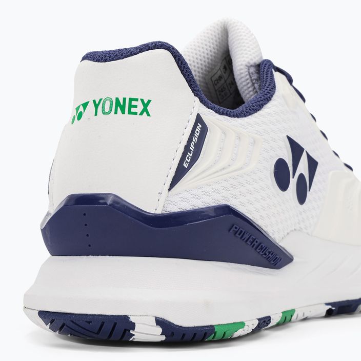 Pantofi de tenis pentru femei YONEX Power Cushion Eclipson 4 alb/aloe 9