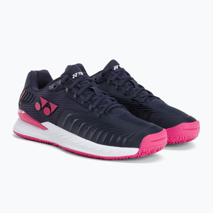 Pantofi de tenis pentru femei YONEX SHT Eclipsion 4 CL albastru marin/roz STFEC4WC3NP 4