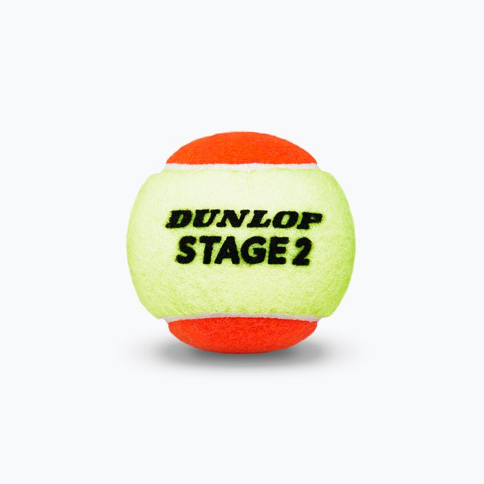 Mingi de tenis pentru copii Dunlop Stage 2 3 buc. portocaliu/galben 601339 3