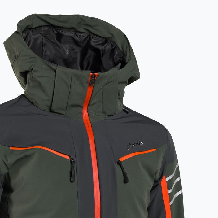 Jachetă de schi pentru bărbați Phenix Twinpeaks kaki ESM22OT00 3