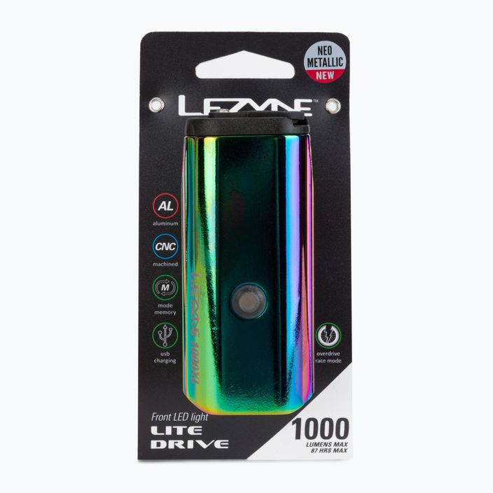 Lezyne LED LITE DRIVE 1000XL USB pentru biciclete, galben LZN-1-LED-16-V230 5