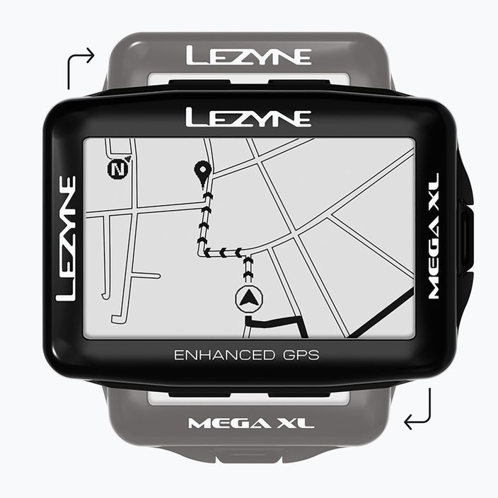 Calculator pentru biciclete LEZYNE MEGA XL GPS negru LZN-1-GPS-MEGAXL-V104 5