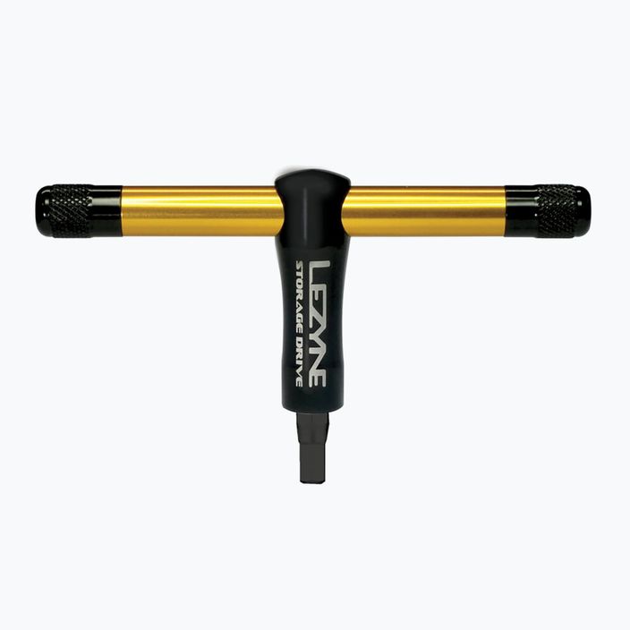 Cheie de bicicletă Lezyne Storage Drive black/gold 2