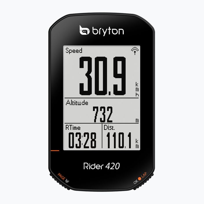 Navigație de bicicletă Bryton Rider 420T CAD+HRM CC-NB00026 2