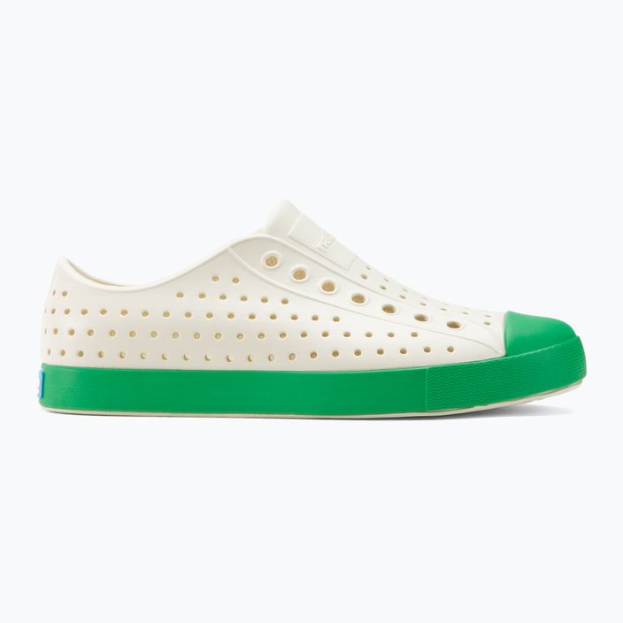 Pantofi de sport Native Jefferson bone alb/verde picnic 2