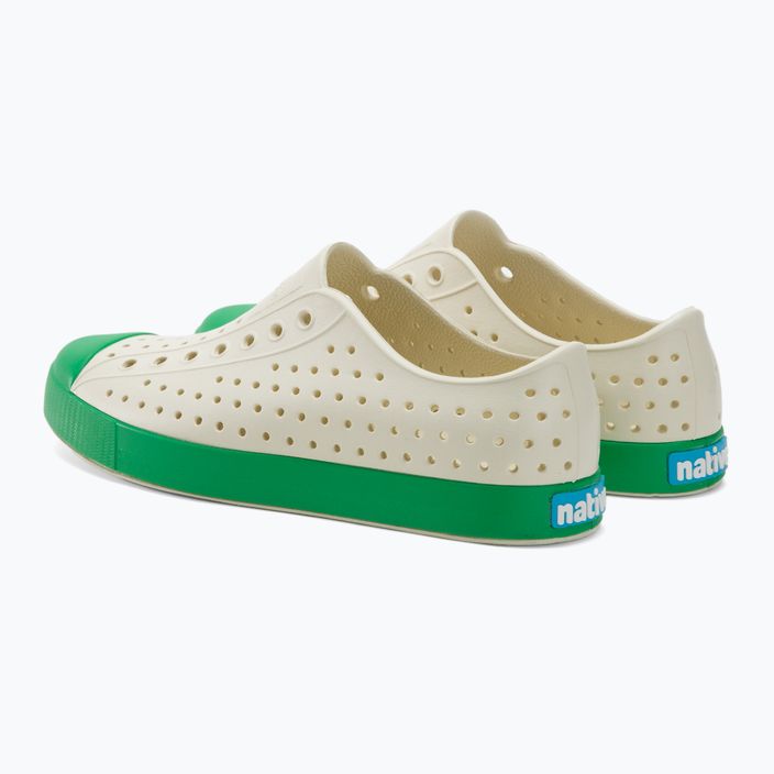 Pantofi de sport Native Jefferson bone alb/verde picnic 3