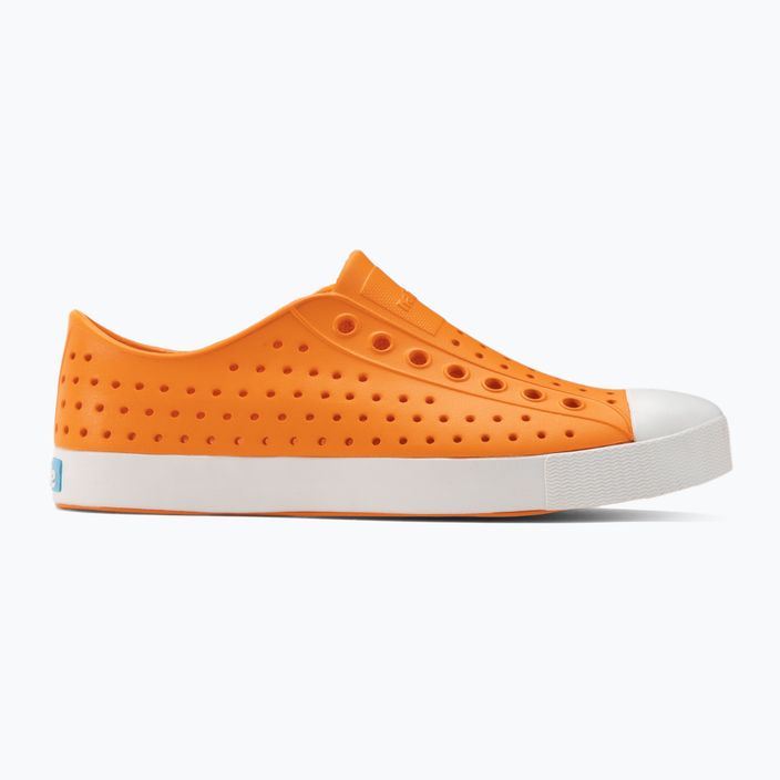 Pantofi de sport Native Jefferson fox tail portocaliu/alb cu coajă de scoică 2