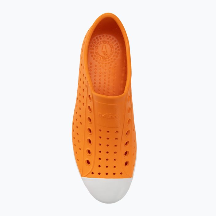 Pantofi de sport Native Jefferson fox tail portocaliu/alb cu coajă de scoică 6