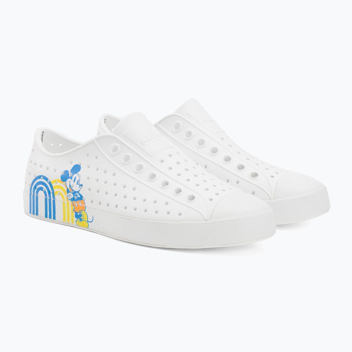 Pantofi de sport Native Jefferson Print Disney alb scoică/alb scoică/alb pozitiv Mickey 4