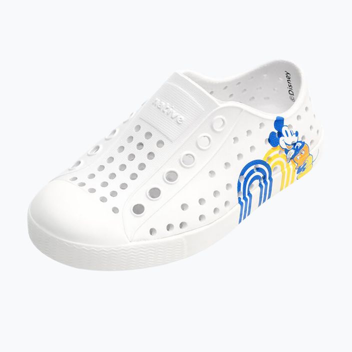 Pantofi de sport pentru copii Native Jefferson Print Disney Jr, alb scoică / alb scoică / mickey pozitiv 11