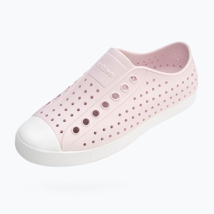 Pantofi de sport Native Jefferson roz/alb cu scoica 11