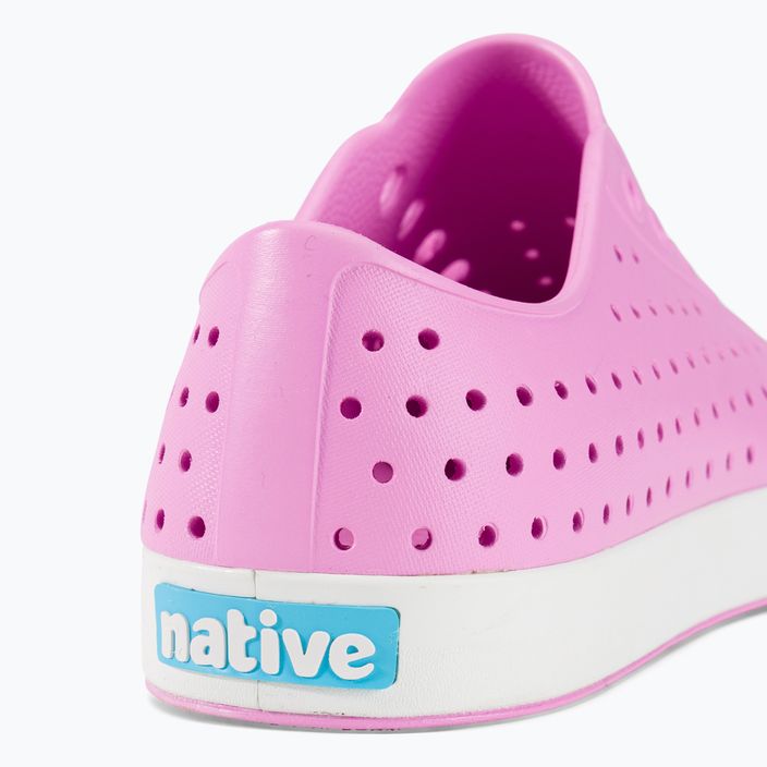 Pantofi de sport Native Jefferson roz/alb cu scoica 9