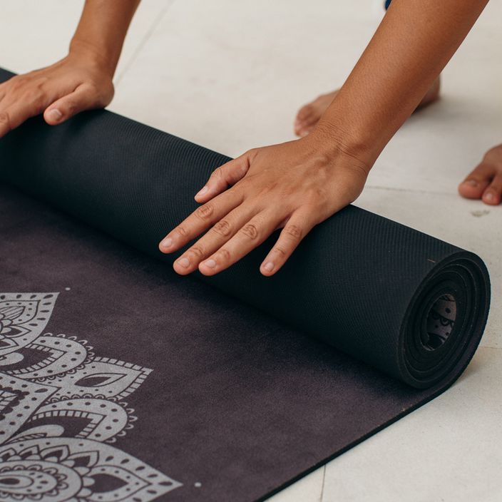 Saltea de yoga YogaDesignLab Combo Yoga, negru, CM-3.5-Mandala 8