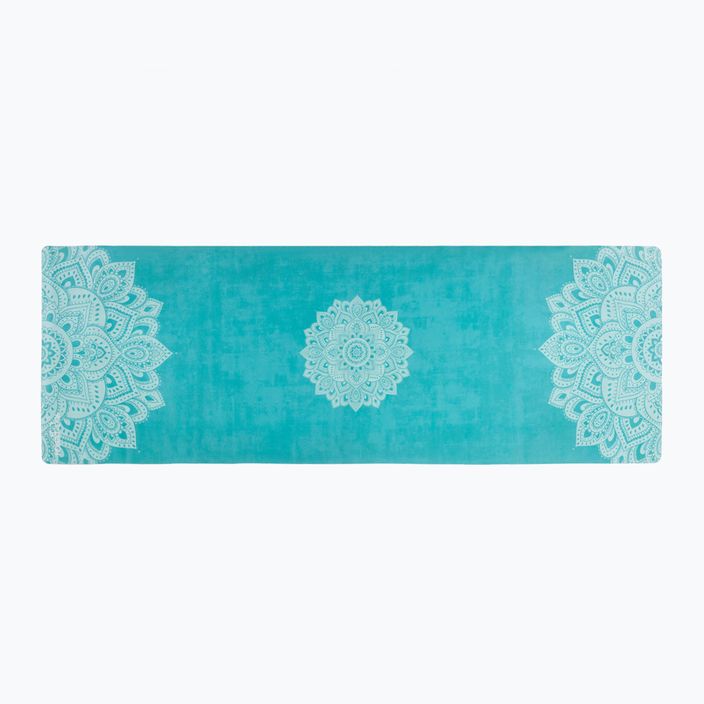 Saltea de yoga YogaDesignLab Combo Yoga, albastru, CM-1.5-Mandala Turquoise 2