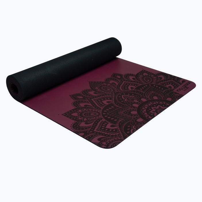 Yoga Design Lab Combo Yoga Mat Purple IM-5-Mandala Burgundy 7