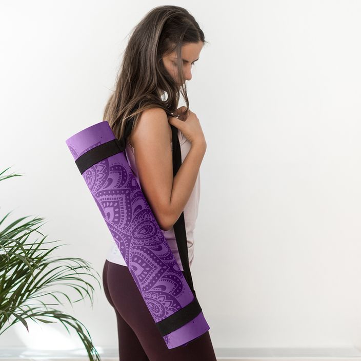 Yoga Design Lab Flow Pure covor de yoga purpuriu FM-6-Pure Mandala Lavender 9