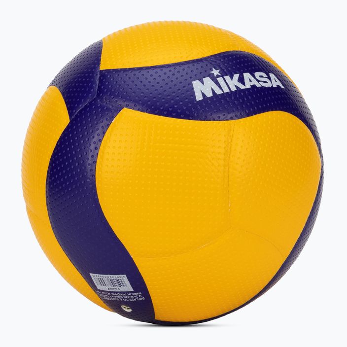 Mikasa Volleyball galben și albastru V300W 2