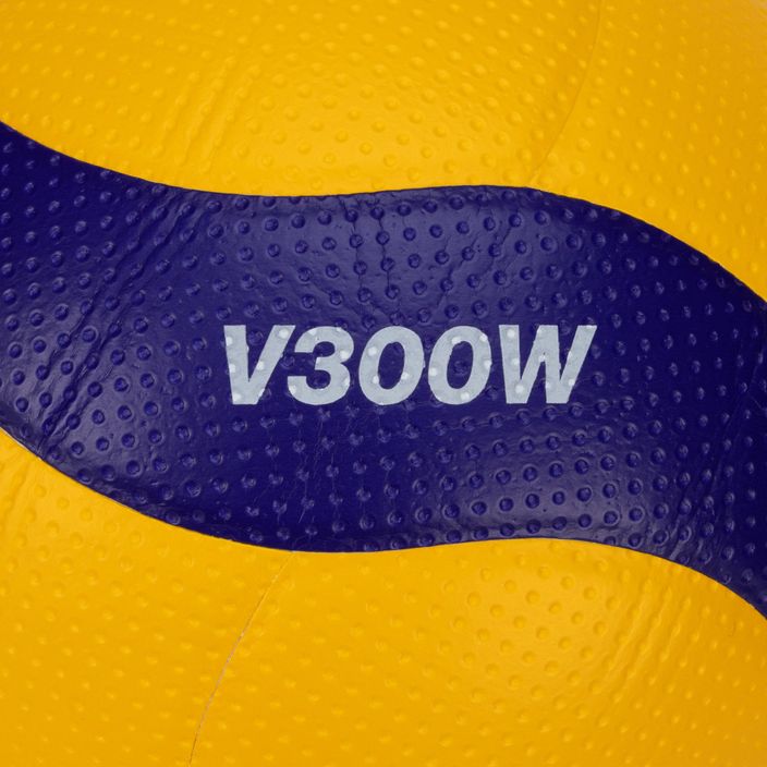 Mikasa Volleyball galben și albastru V300W 5