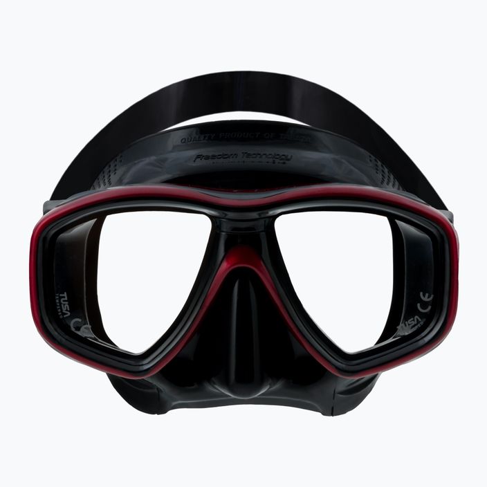 Mască de înot TUSA Ceos Mask, roșu, M-212 2
