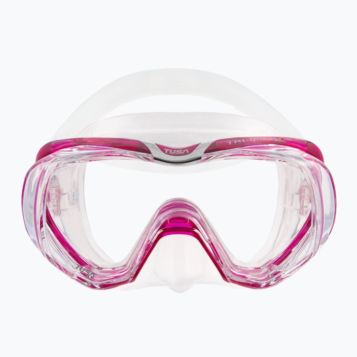 Mască de înot TUSA Tri-Quest Fd Mask, roz, M-3001 2