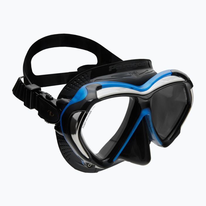 Mască de înot TUSA Paragon Mask, albastru, M-2001